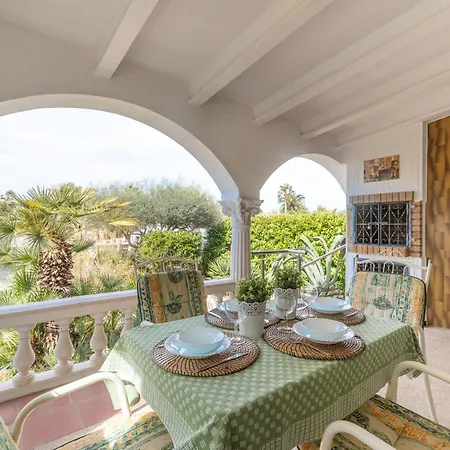 Acogedor De 2 Con Amarre De 12,5m, Terraza Y Jardin En - Hisp-288-62 *