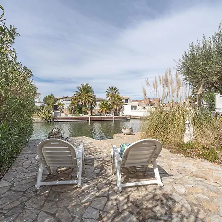 Acogedor De 2 Con Amarre De 12,5m, Terraza Y Jardin En - Hisp-288-62 Empuriabrava